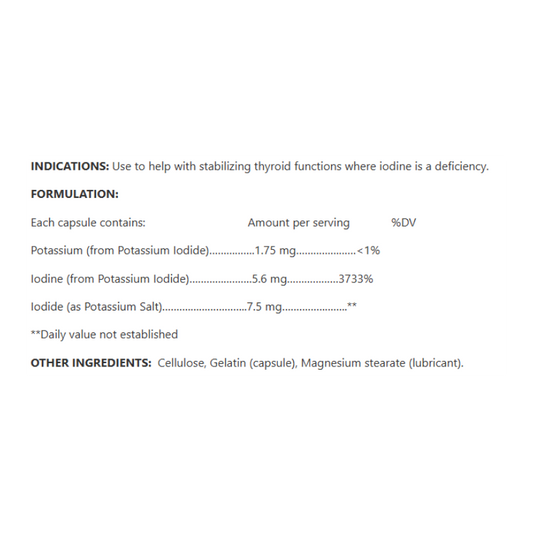 101 Potassium Iodide