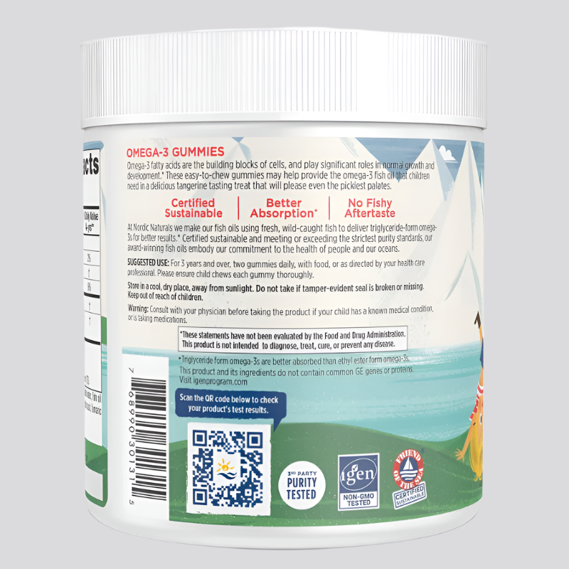 Nordic Omega 3 Gummies (120ct)