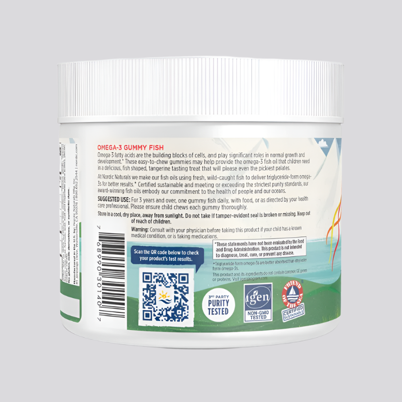 Nordic Omega 3 Gummy Fish
