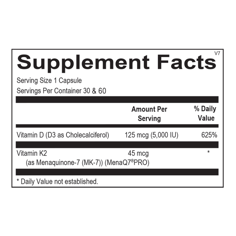 Vitamin K2 with D3 60ct