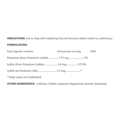 101 Potassium Iodide